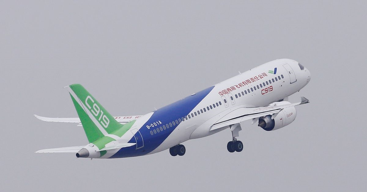 国产C919大飞机订单破千架,中国三大航空公司订购超300架