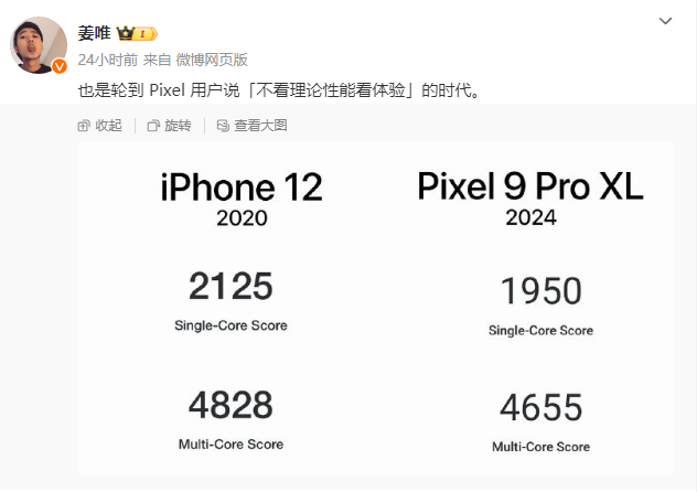 谷歌新款AI旗舰机发布:性能竟不及四年前的iPhone 12
