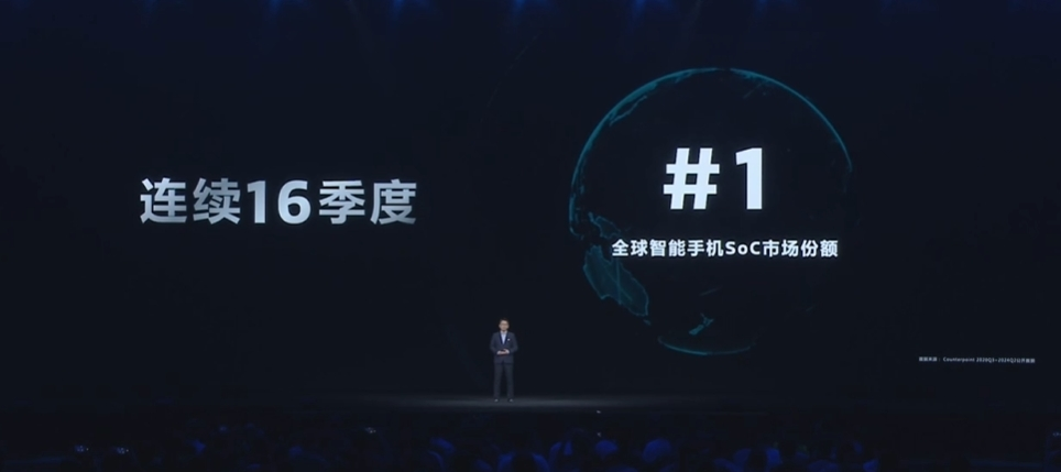 联发科连续16个季度称霸全球手机SoC市场,天玑9400旗舰芯片震撼发布