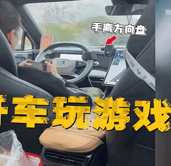顺风车司机高速“自动驾驶”玩游戏引热议:乘客要求平台永久封禁账号