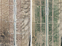 中国最大沙漠“围绿成环” 卫星影像见证塔克拉玛干生机焕发